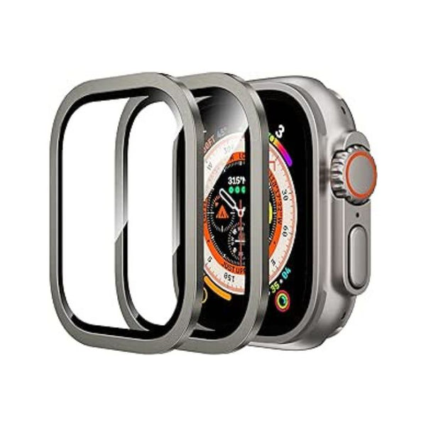 2 Pack Titanium Frame Screen Protector - Apple Watch Ultra