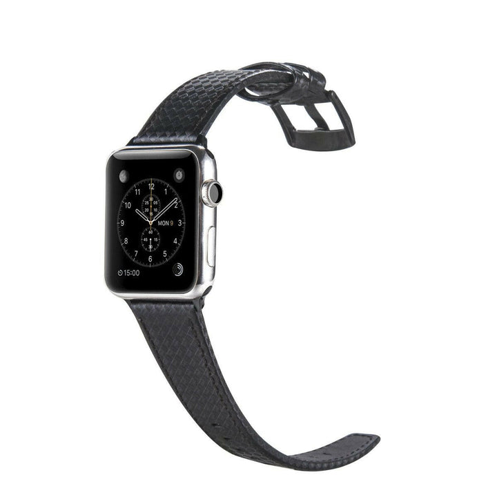 New Apple Watch Carbon Fiber Leather Band | Jecless